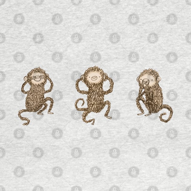 Three Wise Monkeys by Sophie Corrigan